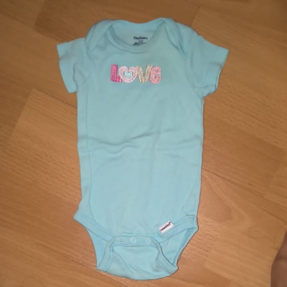 Gerber | Light Blue Love Bodysuit